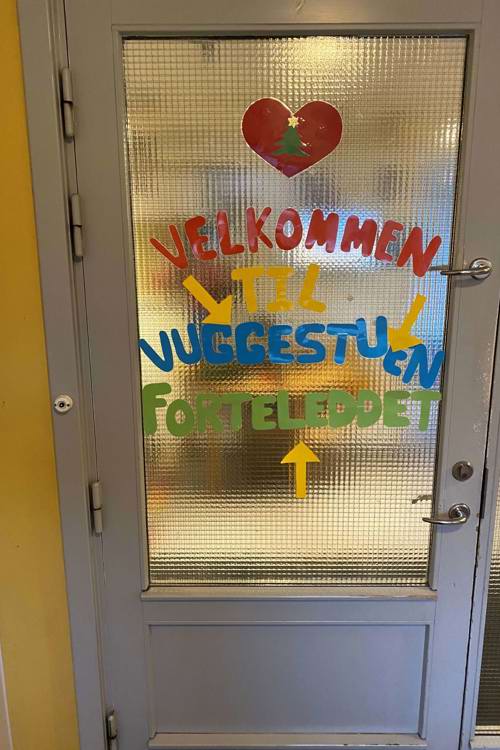 Indgangsdør til vuggestuen