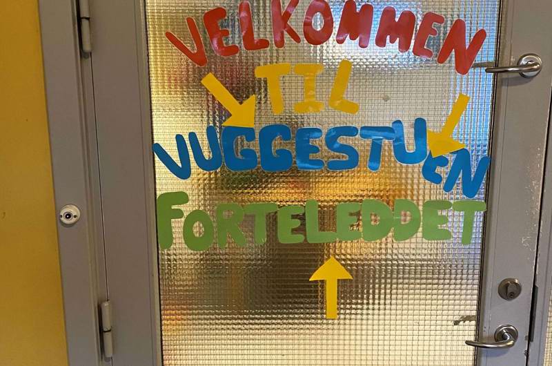 Indgangsdør til vuggestuen