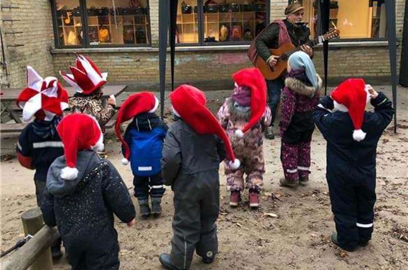 musik på legepladsen